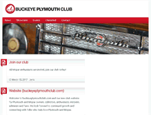 Tablet Screenshot of buckeyeplymouthclub.com